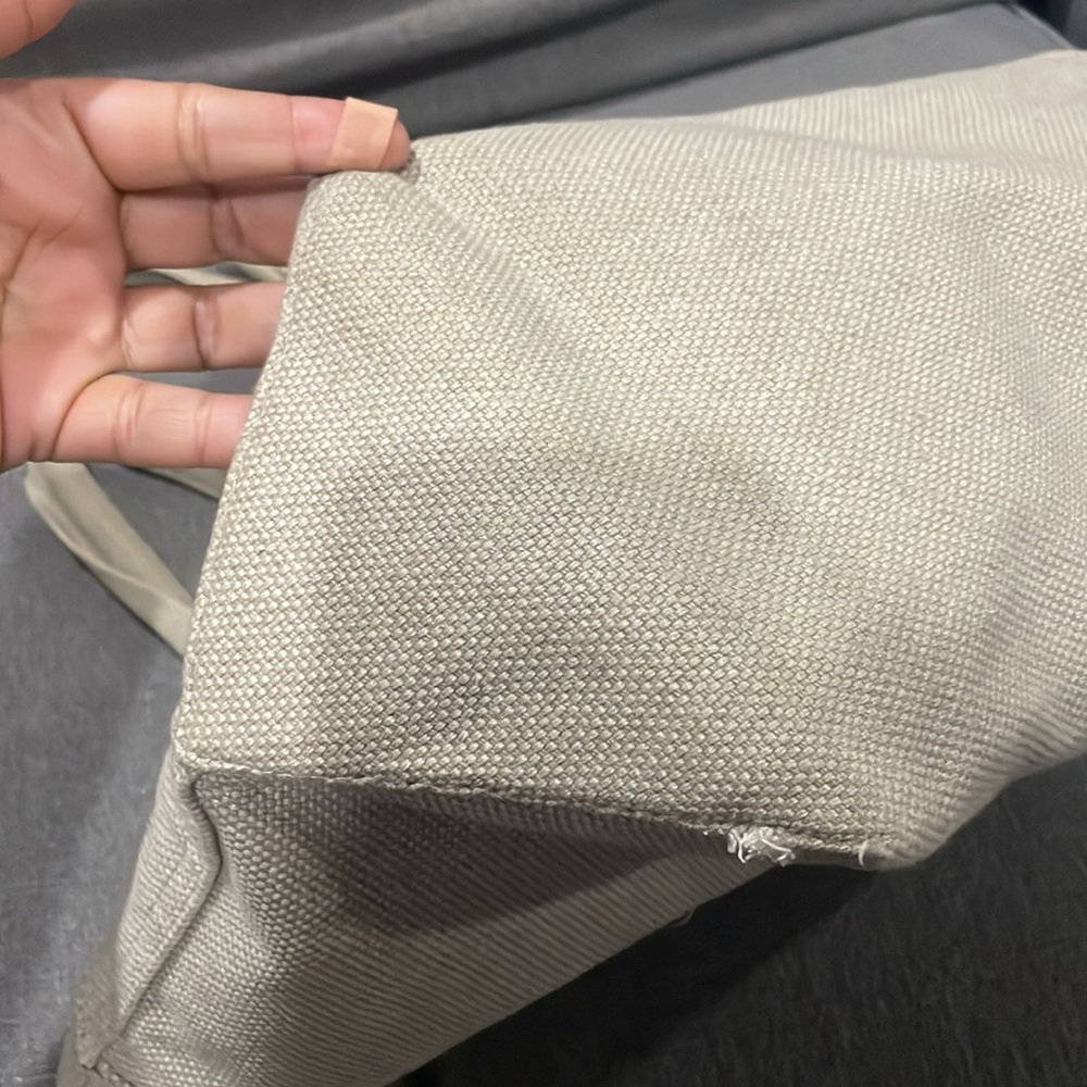 Michael Kors Canvas Tote with Silver Accents on Handle and logo emblem - Picture 8 of 14